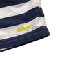 Lee Cooper Navy Stripy and Yellow Swim Trunks Age 7