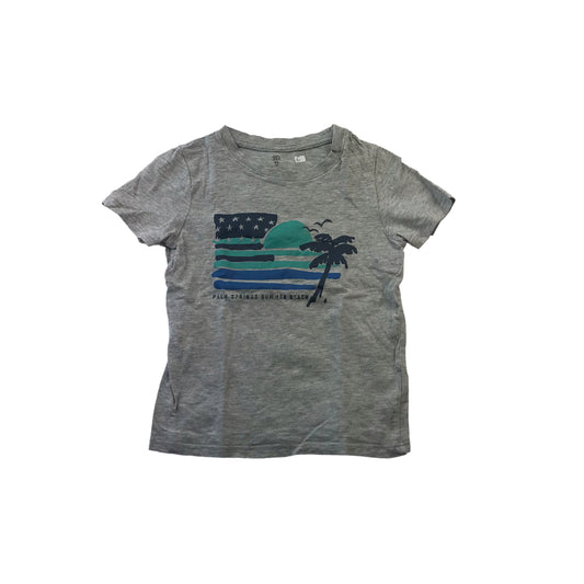 Grey Palm Springs T-Shirt Age 6