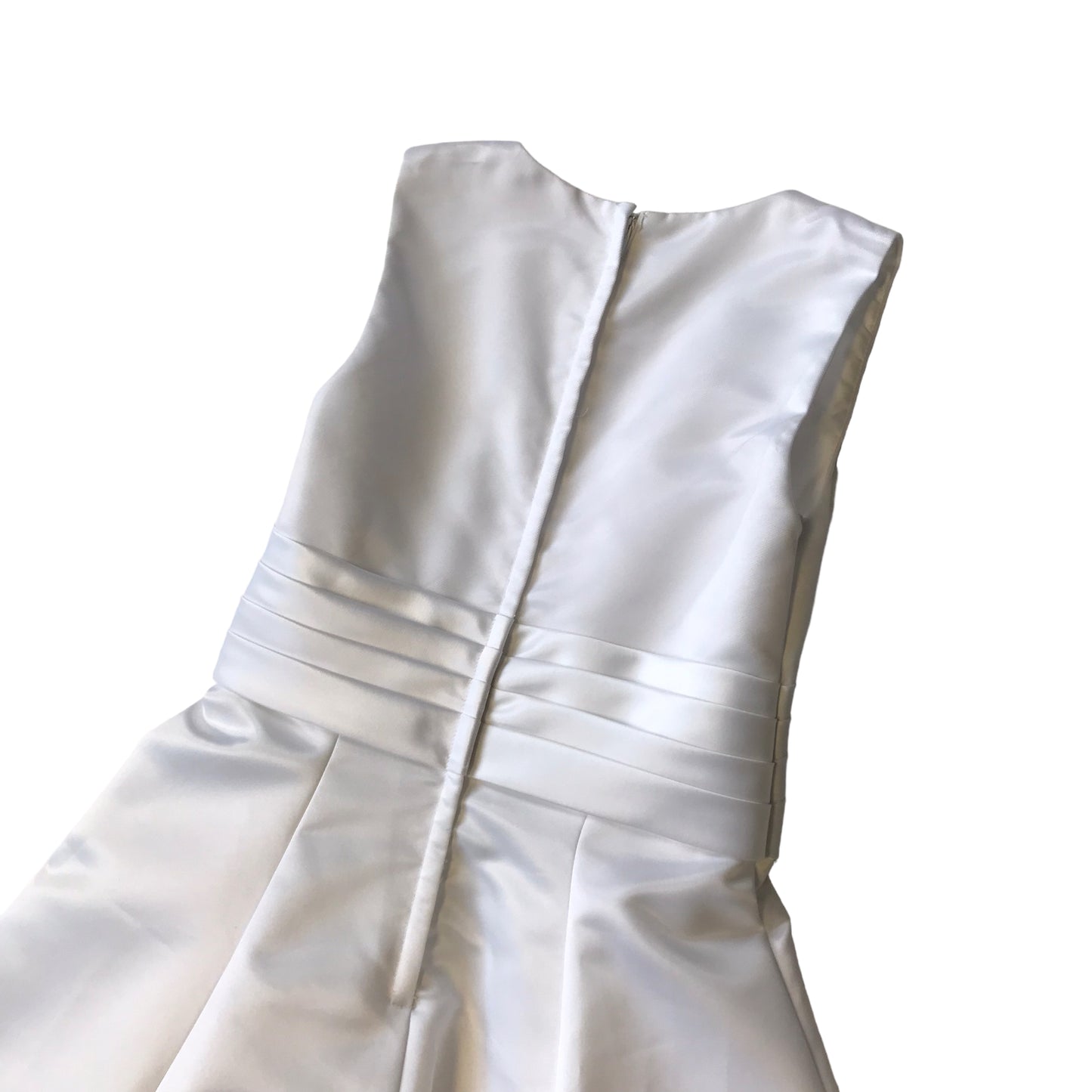 Emmerling Bright White Formal Dress Age 8-9