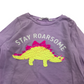 H&M Lilac Sequin Dinosaur T-shirt Age 4-6