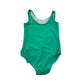George Turquoise Green Tropical Print Swim Costume Age 12