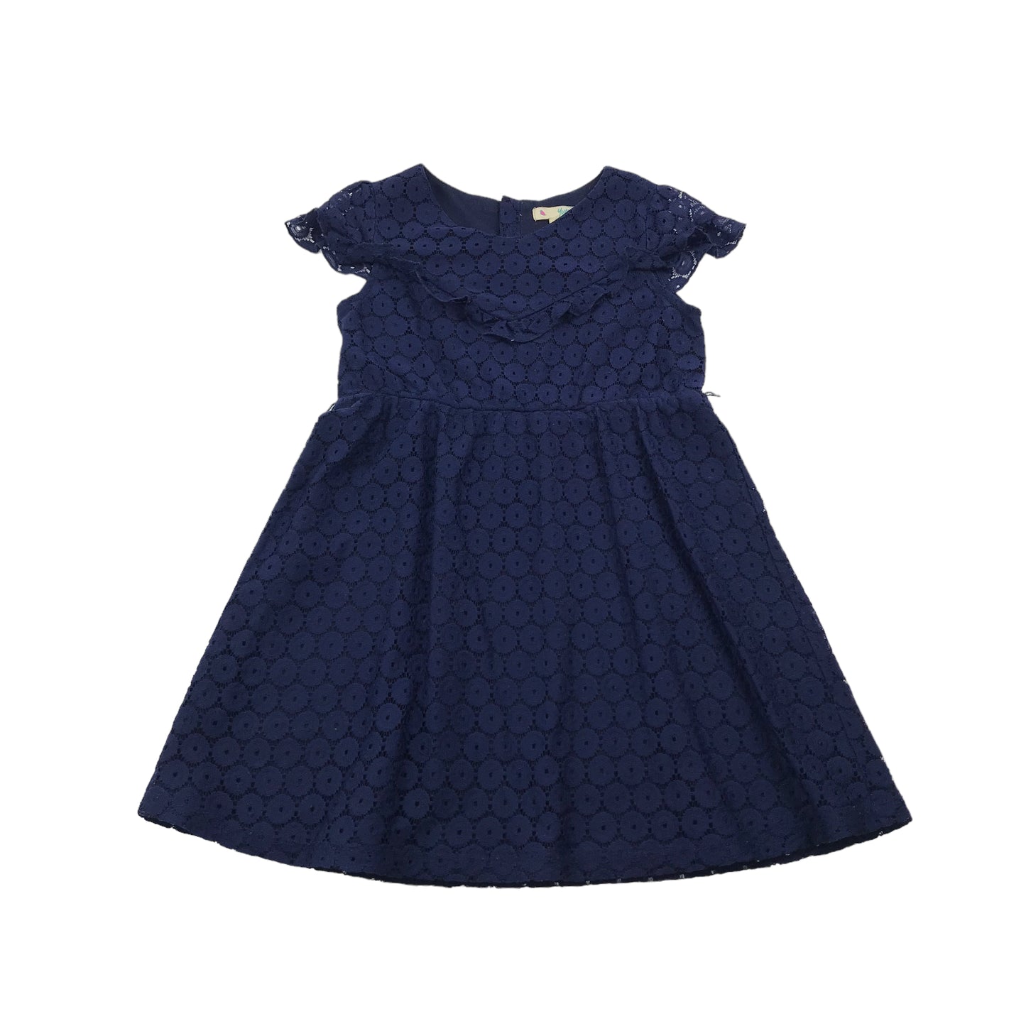 Yumi Girl Navy Blue Lace Dress Age 7