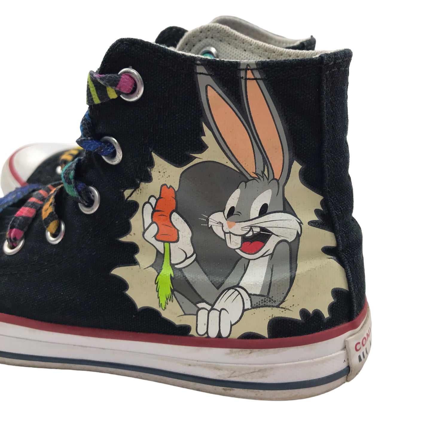 Converse All Star Bugs Bunny High Tops Trainers Shoe Size 13 junior