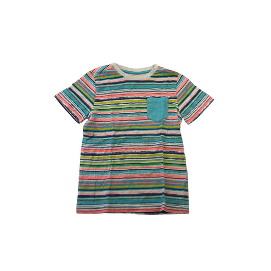 Nutmeg Multicoloured Stripy T-Shirt Age 5