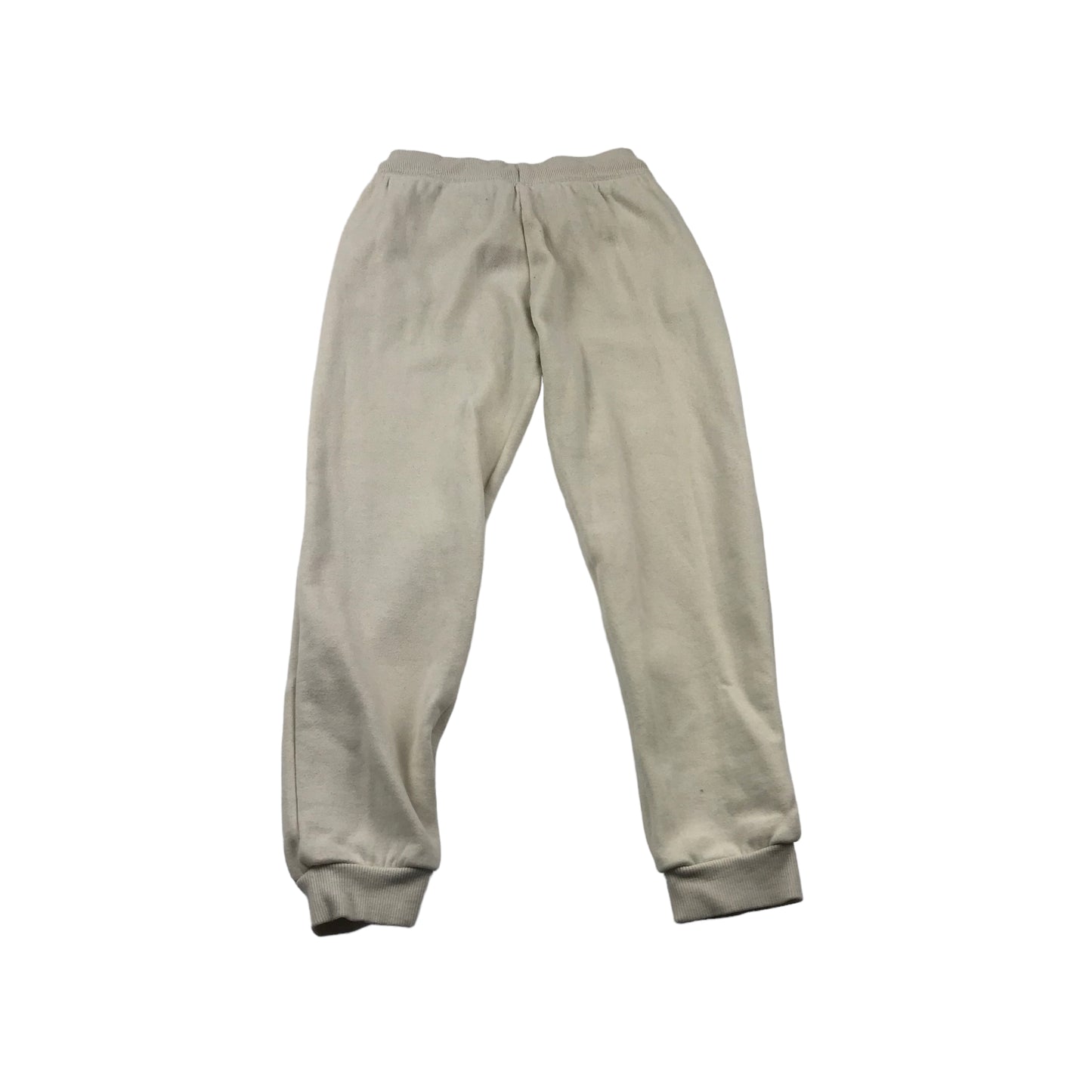 Primark Natural White Plain Joggers Age 7