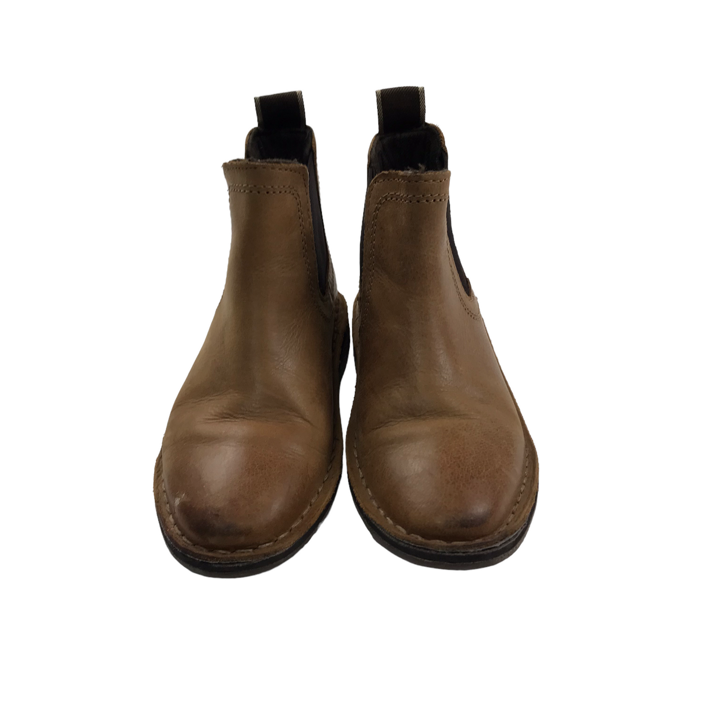 Next Tanned Brown Chelsea Boots Shoe Size 9 junior ApparelXchange CIC