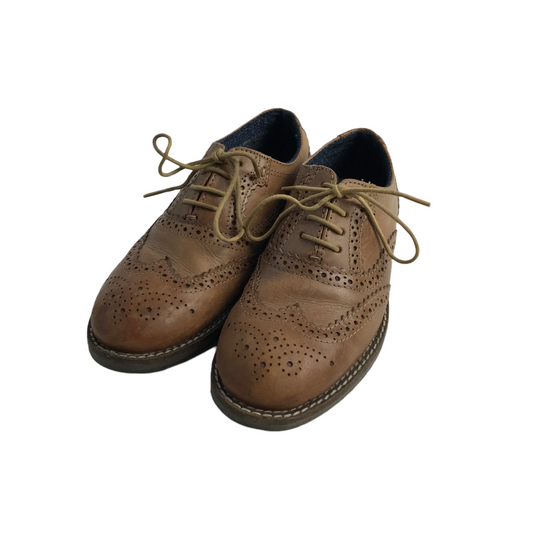 John Rocha Brown Brogue Style Shoes Size UK 13  junior