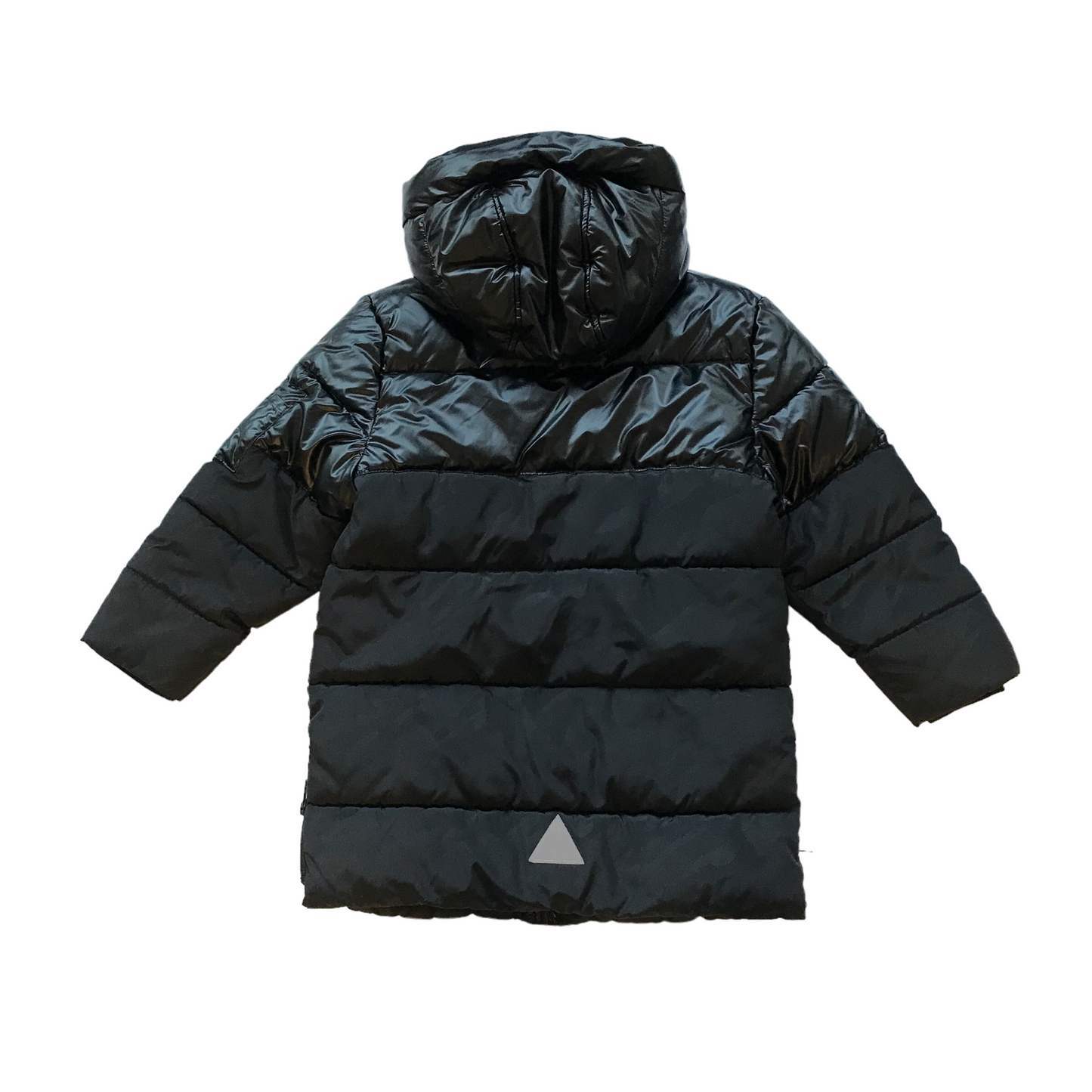 George Black Puffer Parka Jacket Age 7