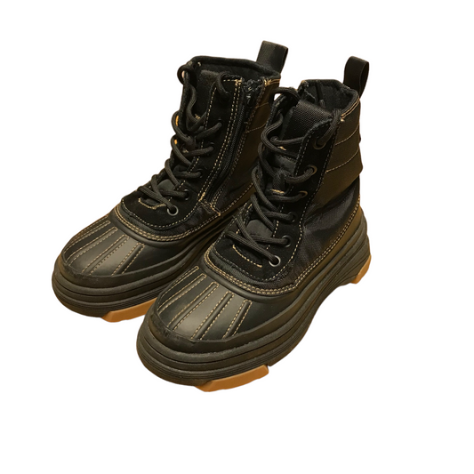 Zara Black Boots Shoe Size 11.5 junior