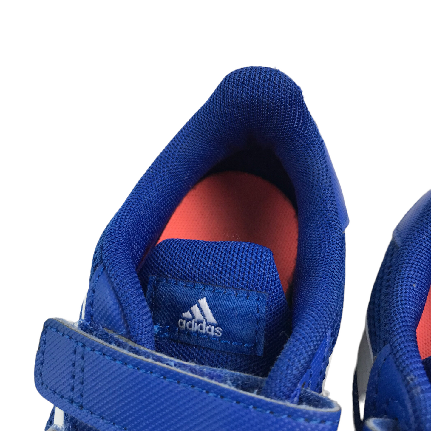 Adidas Royal Blue Three Stripes Trainers Size UK 8 junior
