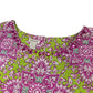 Monsoon Green and Pink Pattern Mini Dress Age 11