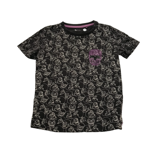 Tu Black Skulls T-shirt Age 7