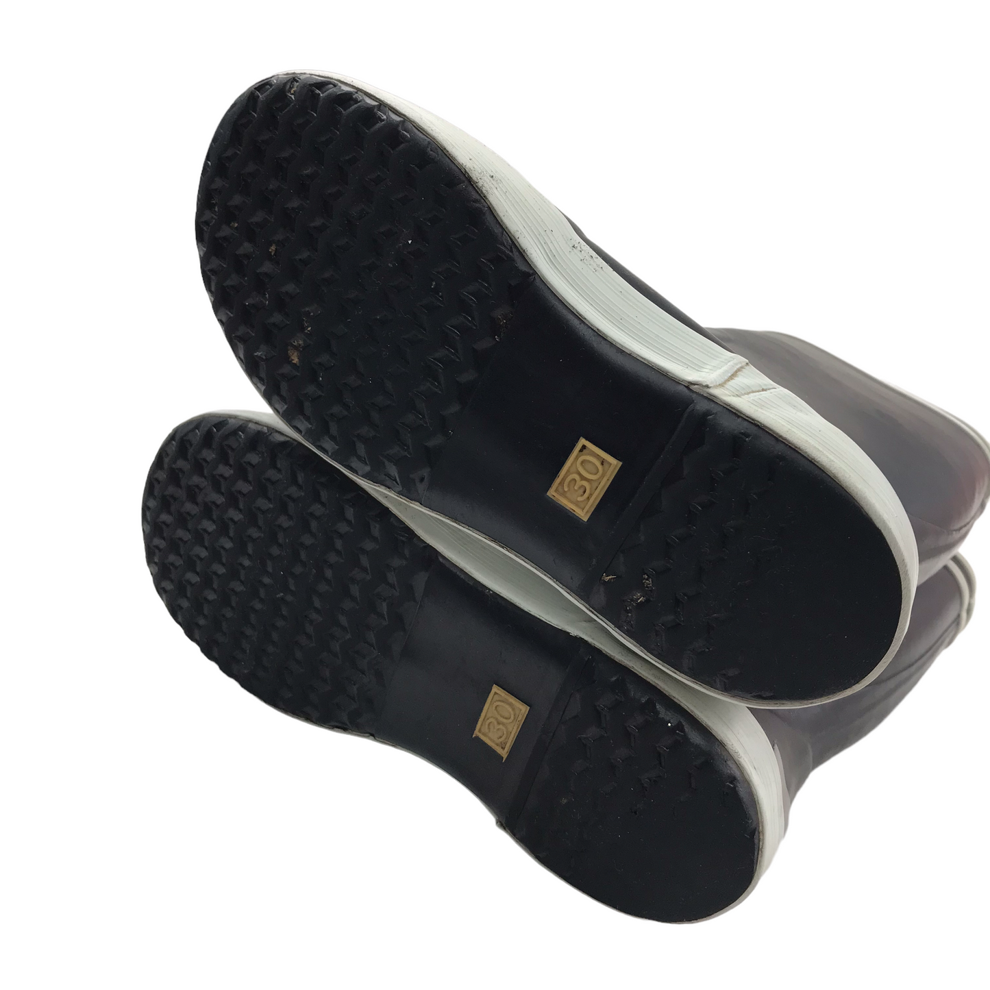 Aigle Lolly Pop Black Wellies Shoe Size 11.5 junior