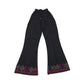 BABA Bosh Black Multicolour Embroidery Tunic and Trumpet Trousers Age 8-9