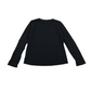 F&F Black Long Sleeve Turquoise Flip Sequin BOO T-shirt Age 12