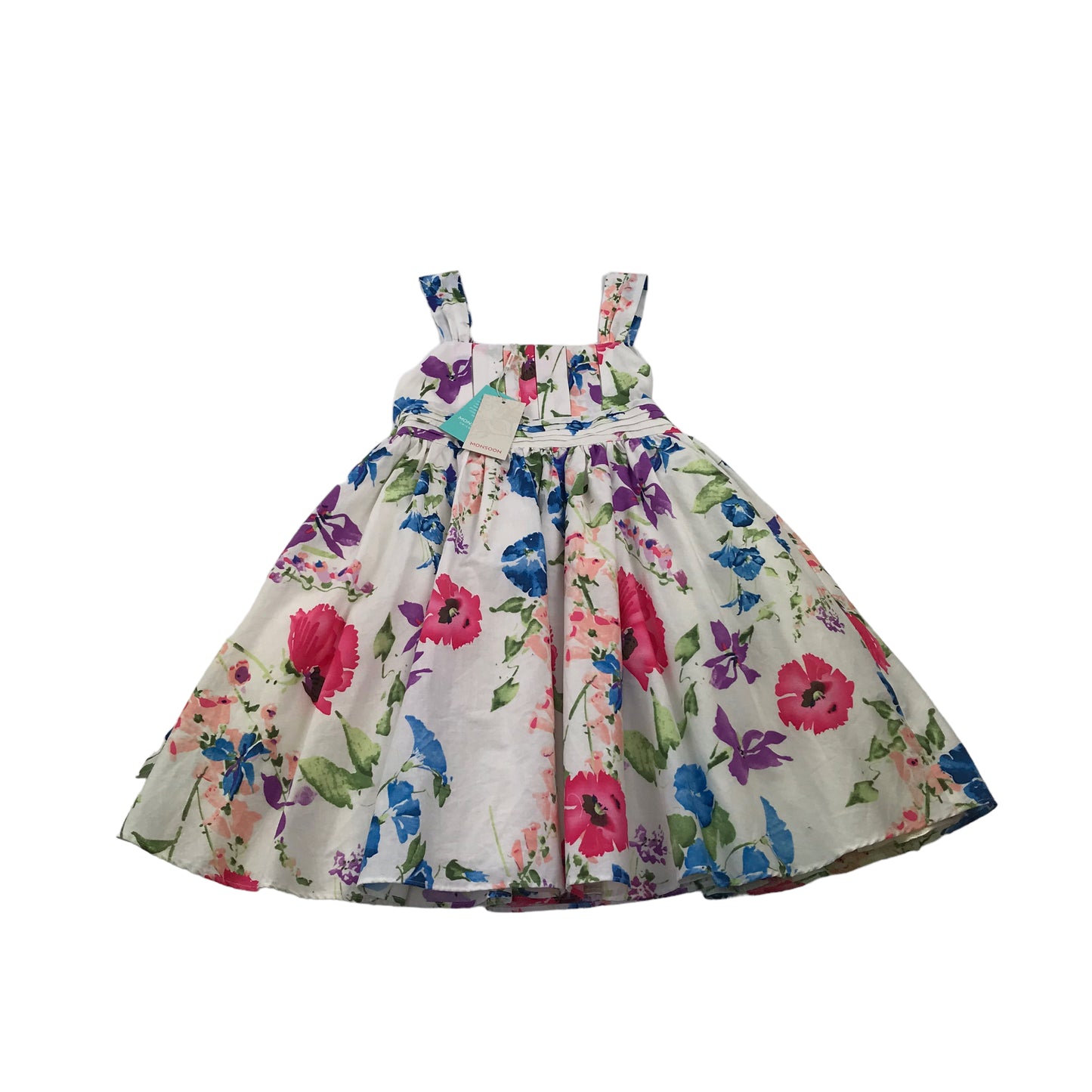 Monsoon Flared Floral Summer Dress Age 10