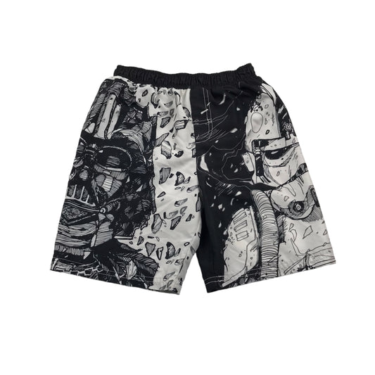 Black and White Star Wars Swim Trunks Age 5-6