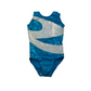 Westpole Sports Blue and Silver Sleeveless Leotard Age 5-6