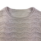 Nutmeg White and Golden Sparkly Knitted Jumper Age 7