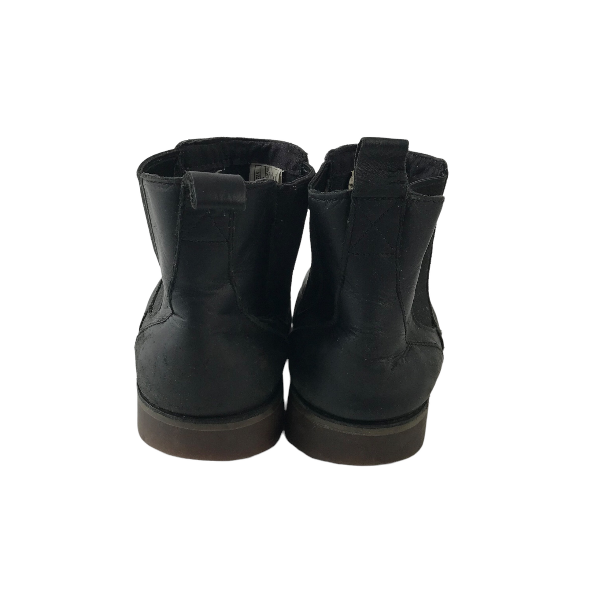 UGG Black Leather Boots Size UK 3