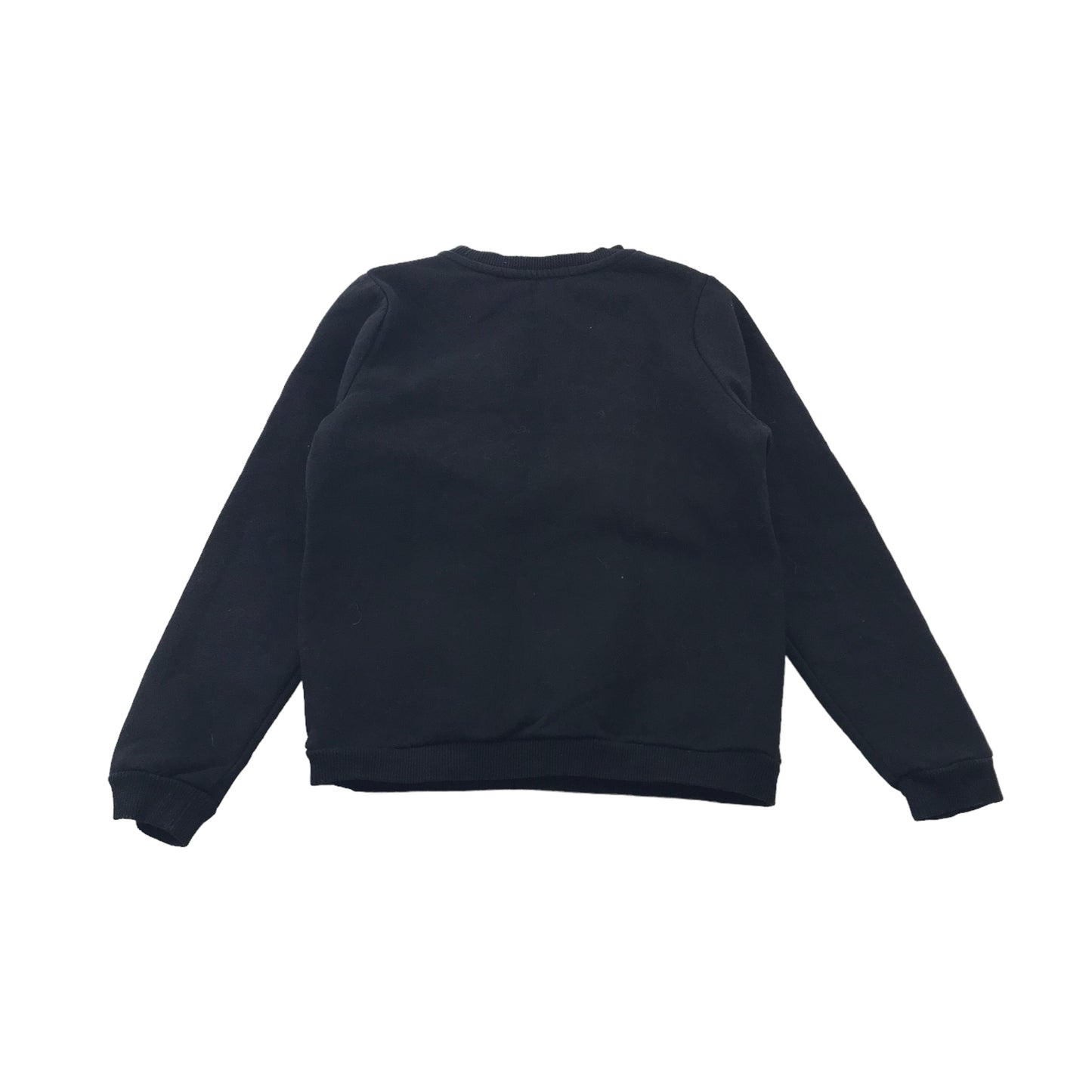 Primark Black Chest Pocket Sweatshirt Age 9