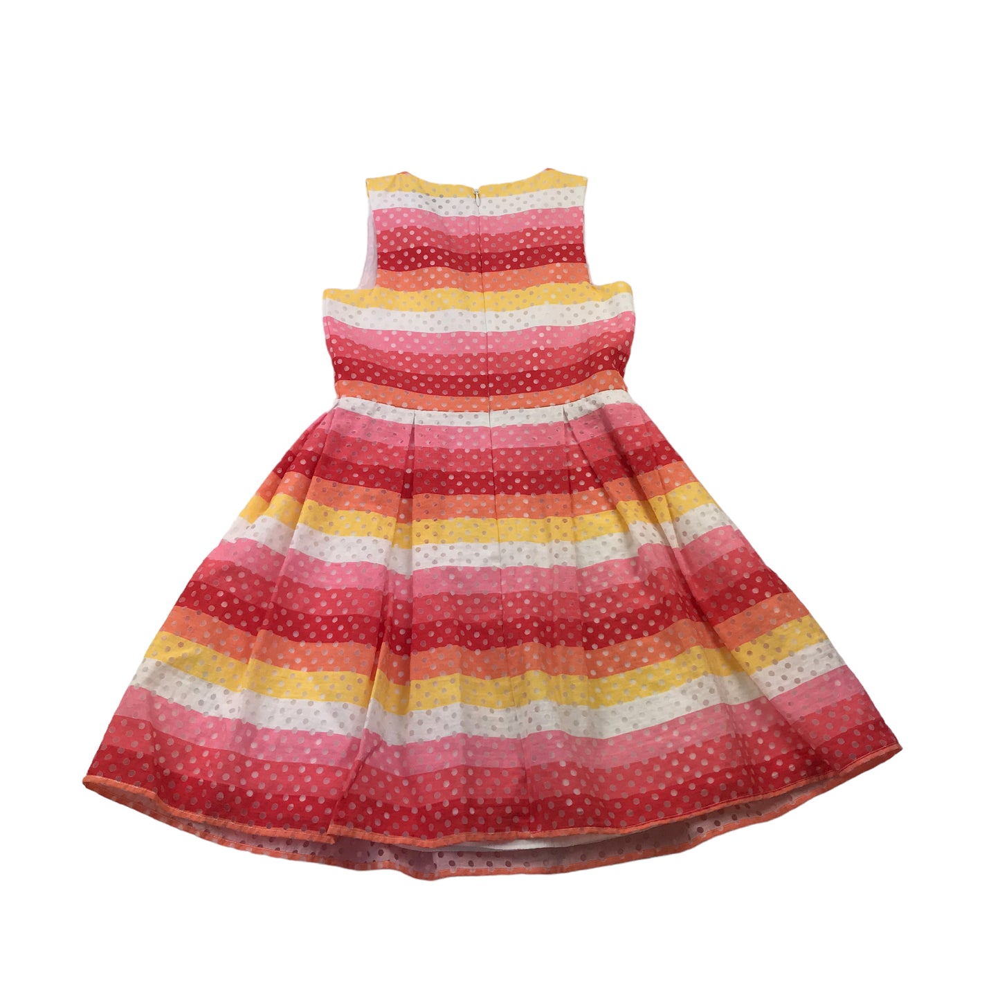 Jasper Conran Red and Yellow Stripy Dress Age 10