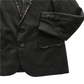 H&M Black Blazer Jacket with Sequin Rim Age 9