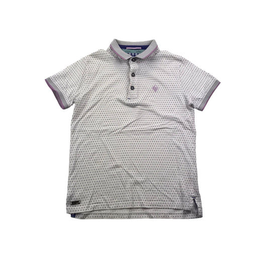 Ted Baker Dot Pattern Short Sleeve Polo Shirt Age 7