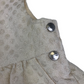 Matalan White and Golden Pinafore Dress Age 4