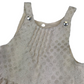 Matalan White and Golden Pinafore Dress Age 4