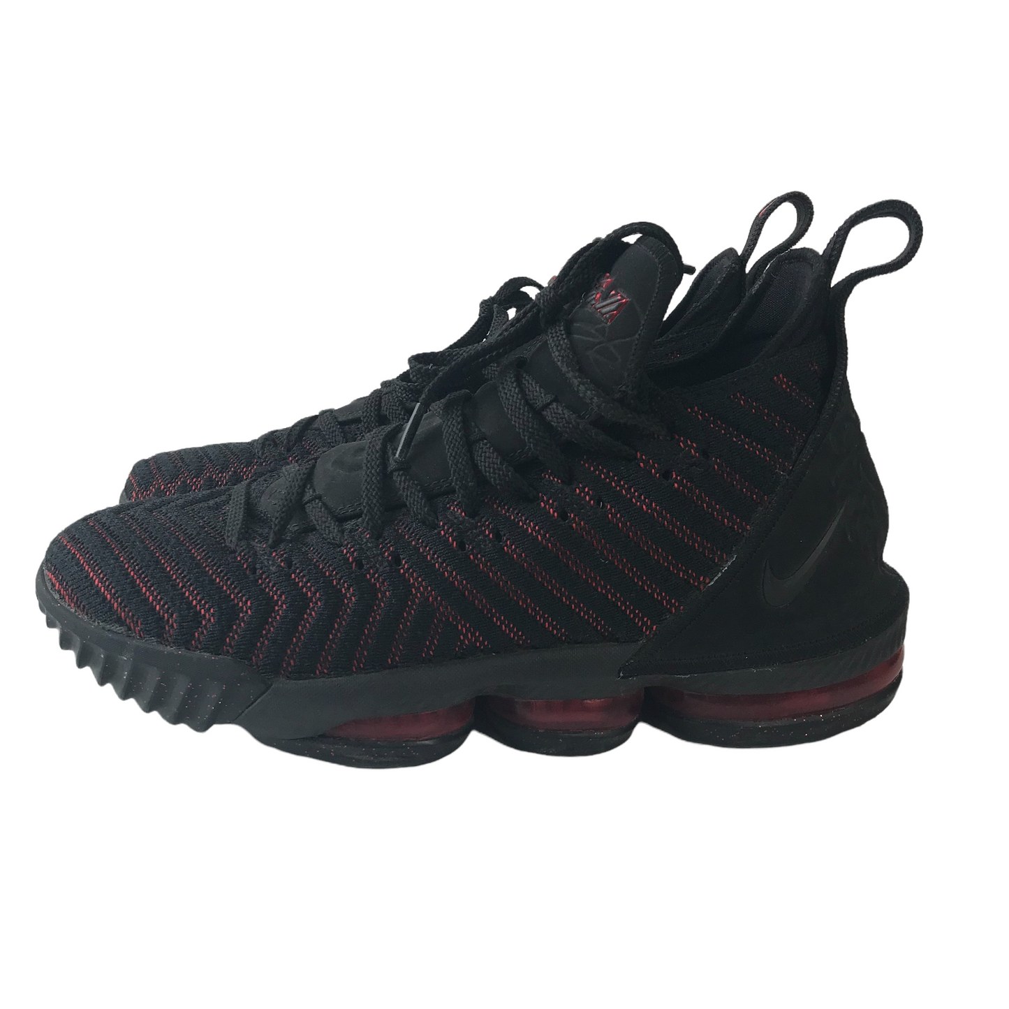 Nike Lebron James 16 XVI Fresh Bread Black Red Basketball Shoes UK size 7