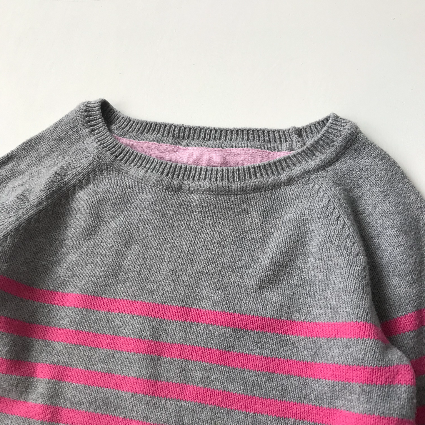 Jumper - Pink Stripes - Age 4