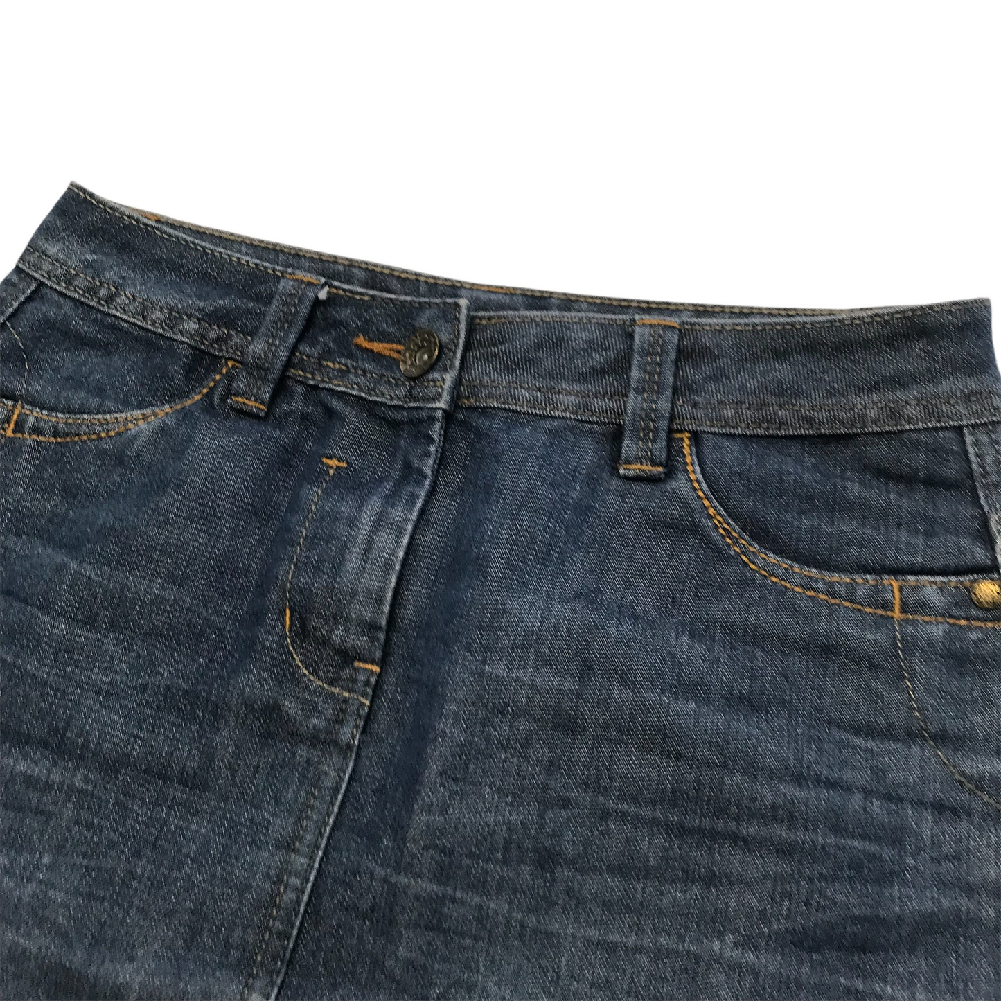 George Blue Denim Skirt Woman Size 8