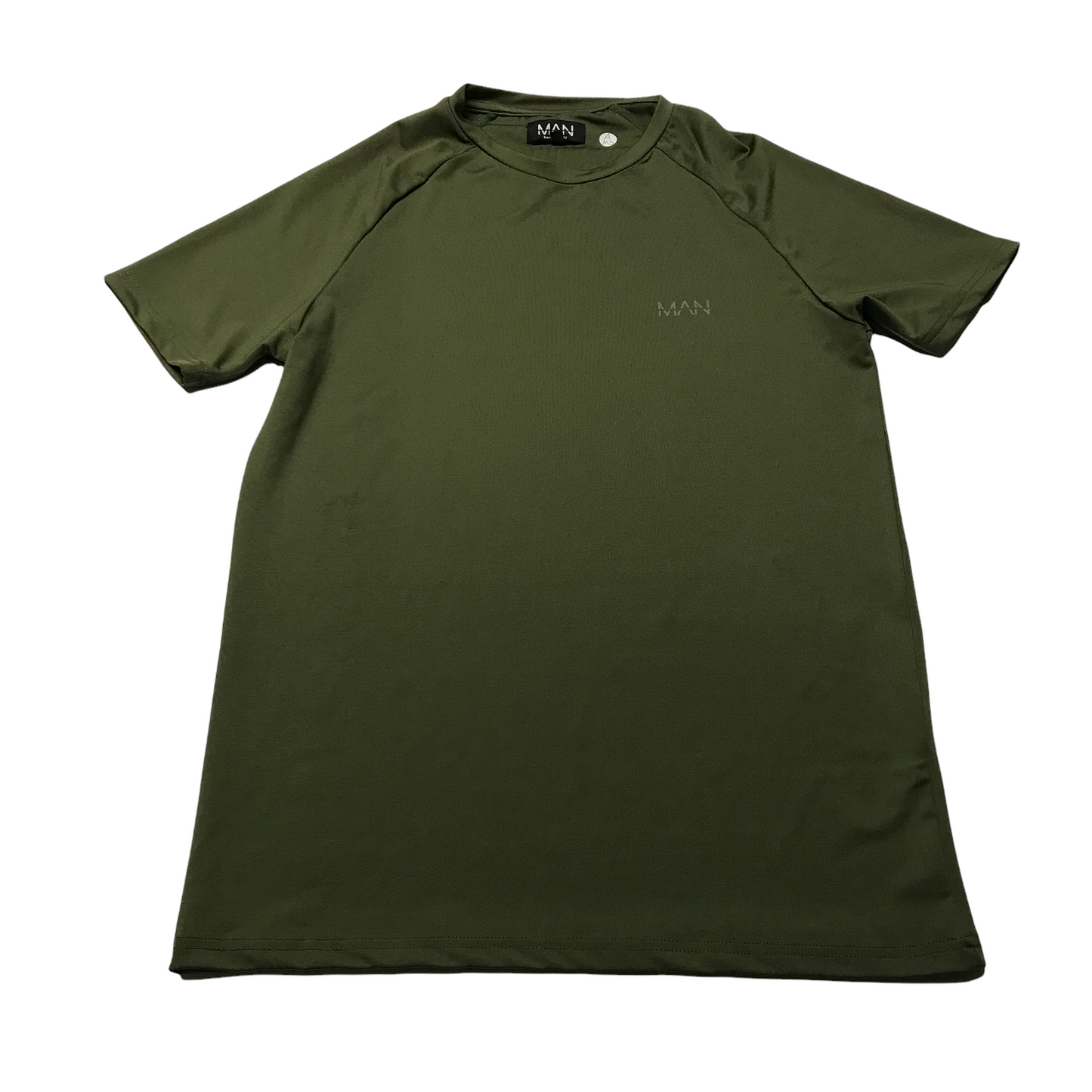 Boohoo Man Khaki Green T-shirt Men's Size S