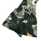 Top Shop Green Floral Dungaree Shorts Women's Size 6