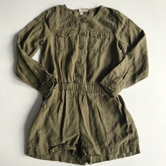 Playsuit - NEXT Khaki Green - Age 7