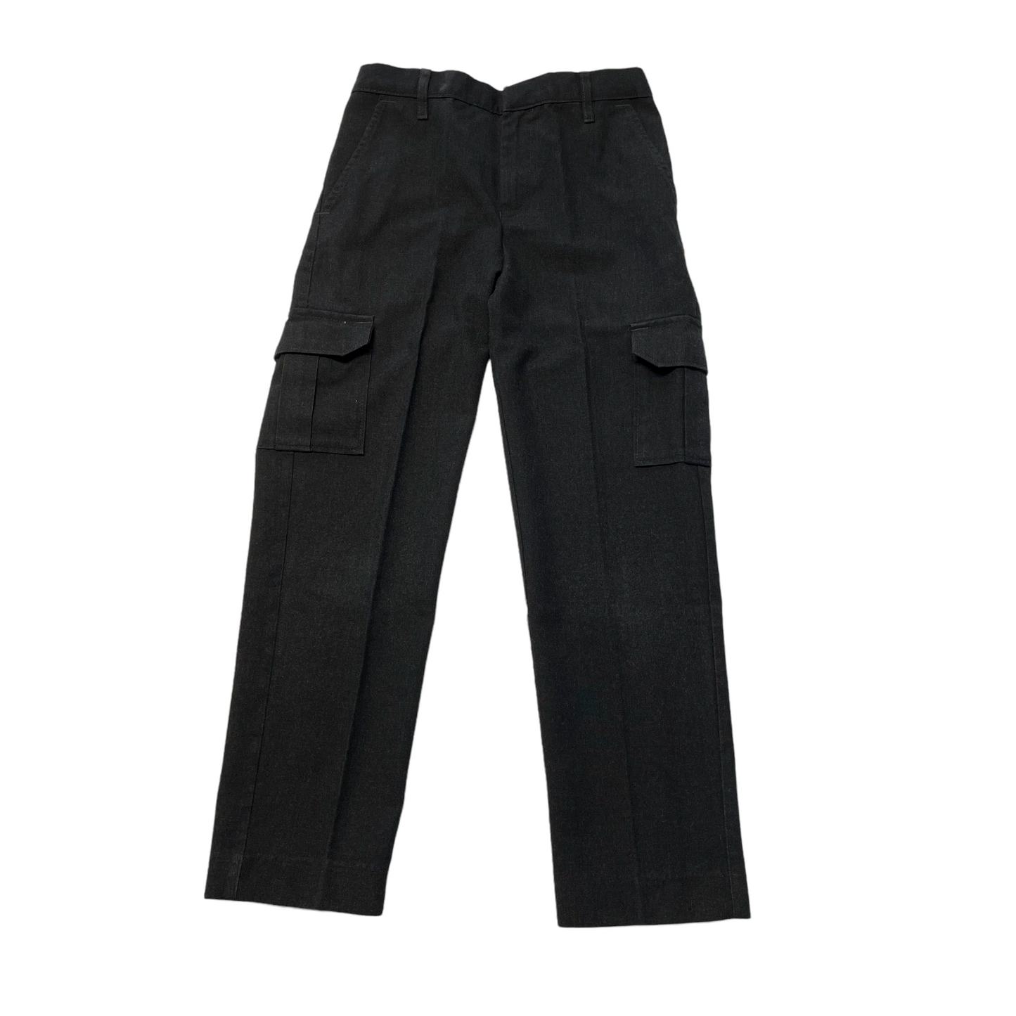 Charcoal Grey Cargo Style School Trousers