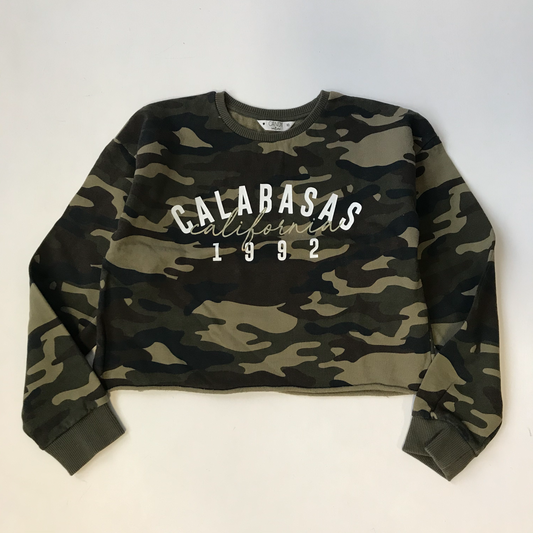 Sweatshirt - Cropped Camo - Age 10