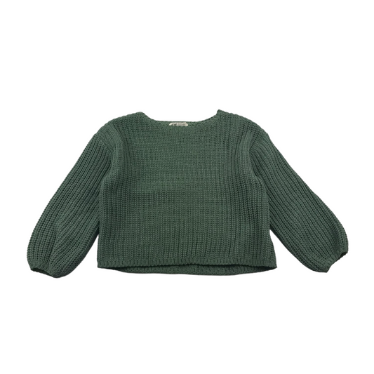 H&M Light Green Jumper Age 5