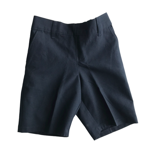 Navy Blue School Shorts with Adjustable Waist
