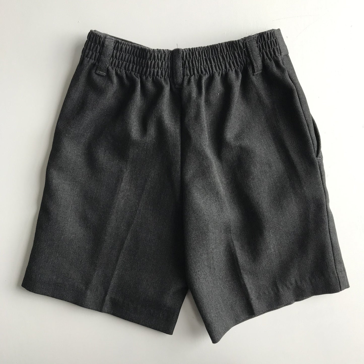 Grey School Shorts with Elasticated Waist