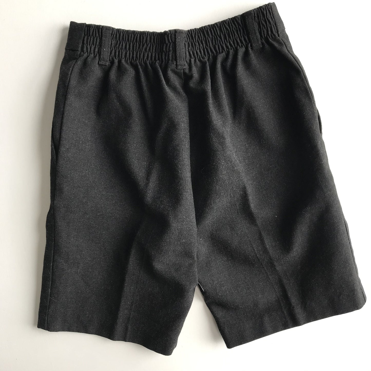 Charcoal Grey School Shorts with Elasticated Waist