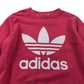 Adidas Pink Logo Print Sweater Jumper Age 12