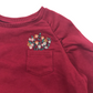 Tao Burgundy Floral Embroidery Sweater Jumper Age 10
