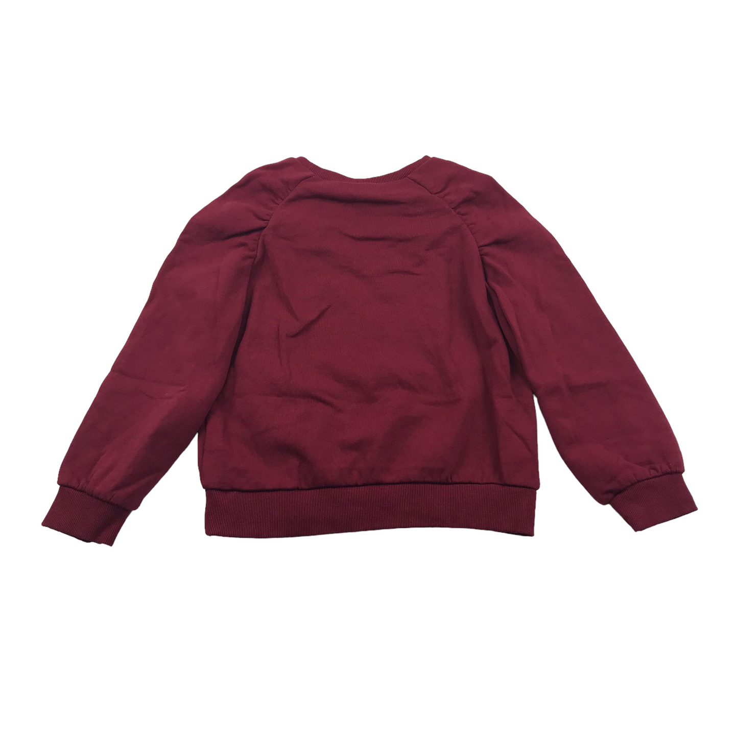 Tao Burgundy Floral Embroidery Sweater Jumper Age 10