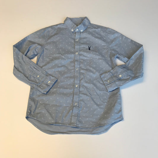 NEXT Light Blue Patterned Shirt Age 10