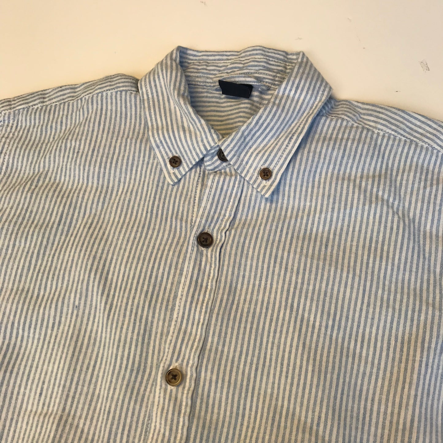 Gap Light Blue Striped Shirt Age 10