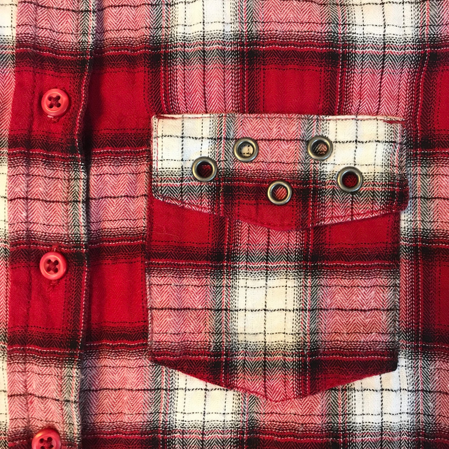 Candy Couture Red Checked Long Shirt Age 9